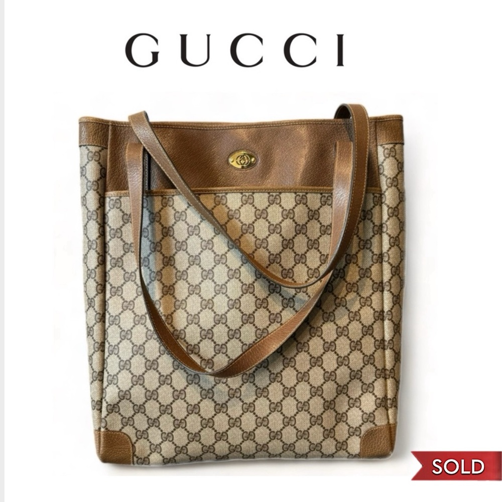 ๐ดSOLD๐ดGucci GG monogram tote Bag - Picture 1 of 17